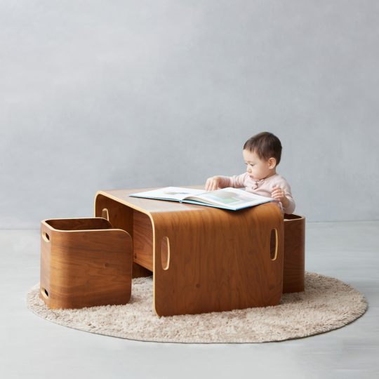 コロコロチェア＆デスク専用 円形ラグ 130cm